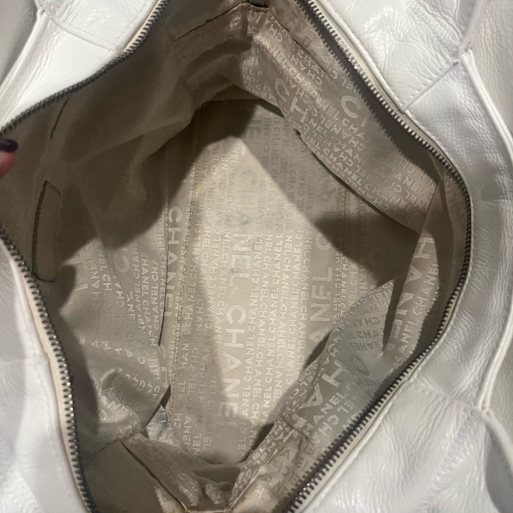 Chanel White Small Tote with COA - Picture 10 of 16